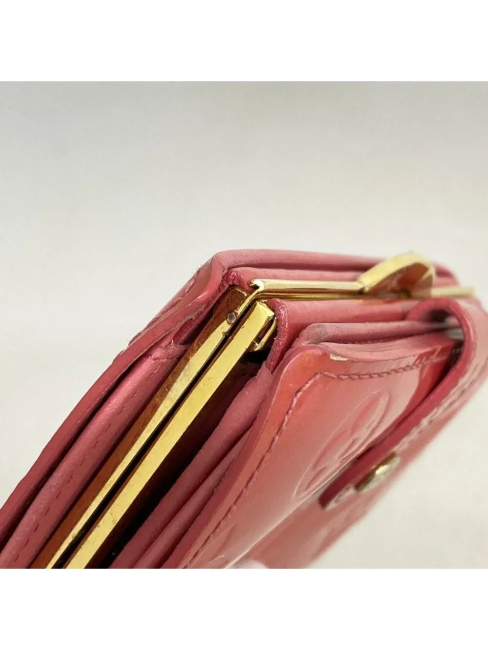 Louis Vuitton Wallet Vernis Porte-Monnaie Viennois Fran Fleece